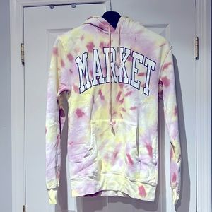 Tie dye Market hoodie